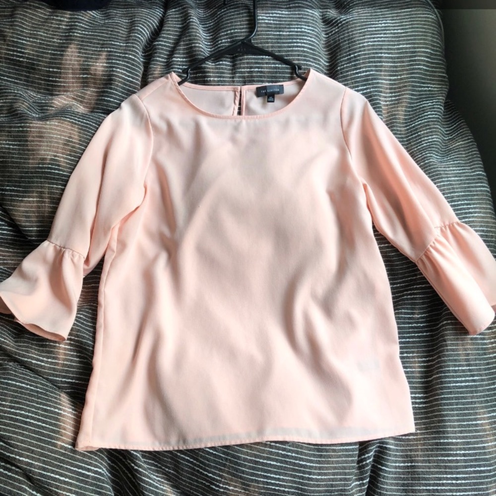 Pink Bell Sleeved Blouse